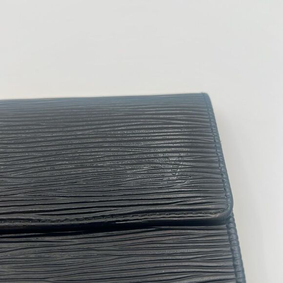 LOUIS VUITTON VINTAGE SARAH EPI LEATHER BLACK WALLET - EXCELLENT CONDITION - Picture 7 of 12
